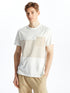 LC Waikiki Crew Neck Short Sleeve Striped Combed Cotton Men's T-shirt